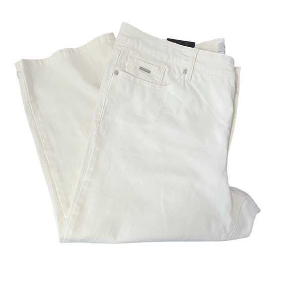 Nine West Denim - Cream Off White Capri Jeans Nine West Women’s Size 14 New NWT Summer Spring Fall